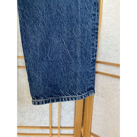 REFORMATION Women's Abby High Rise Straight Leg Denim Blue Jeans Size 28 - Picture 9 of 13
